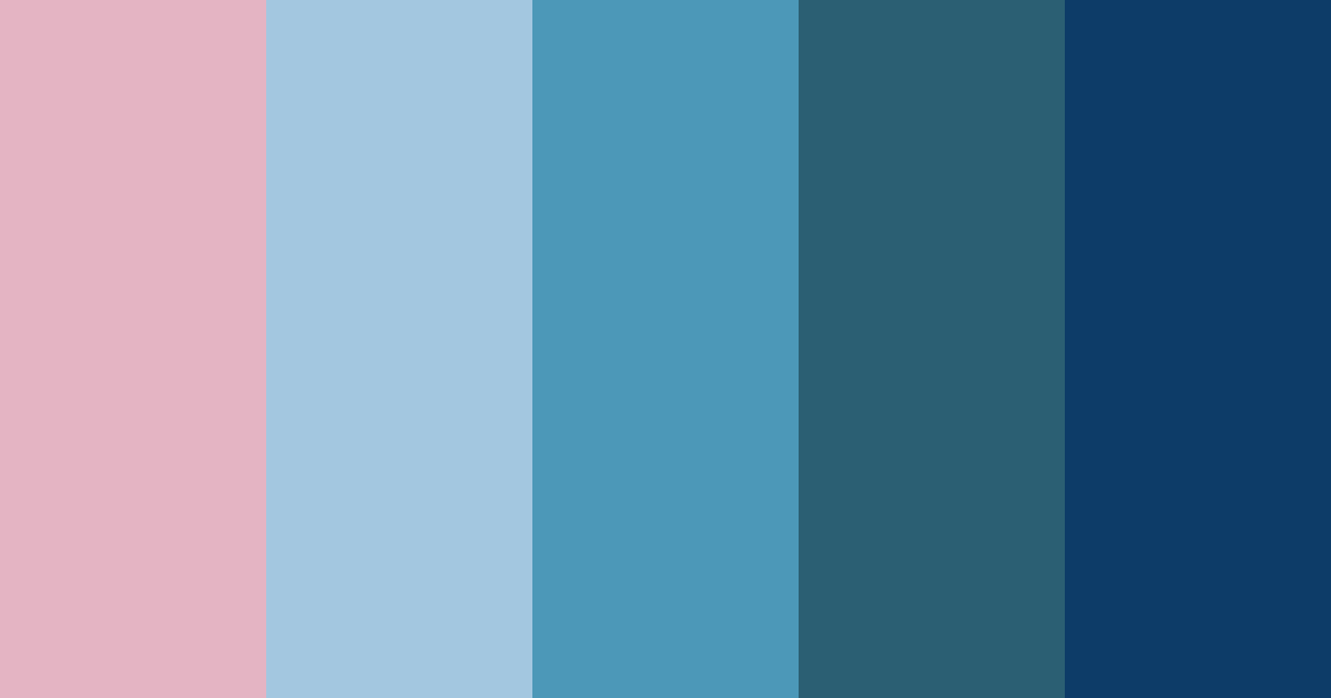 Download once upon a december color palette PNG image (landscape)