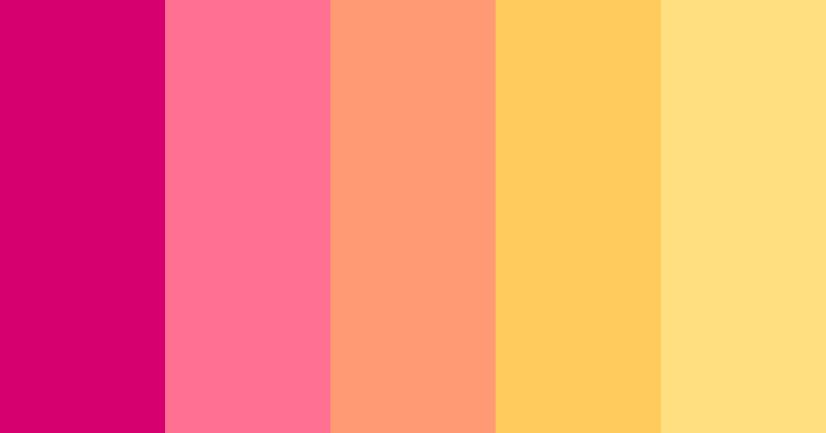 Download fuchsia dream color palette PNG image (landscape)
