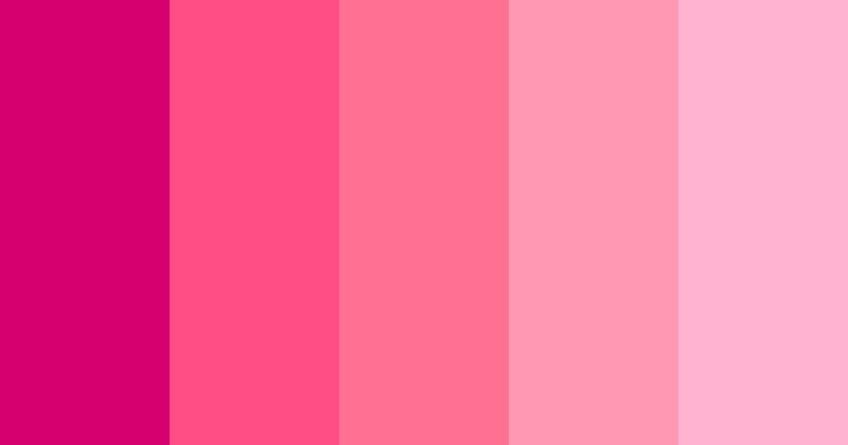 Download fuchsia dream color palette PNG image (landscape)