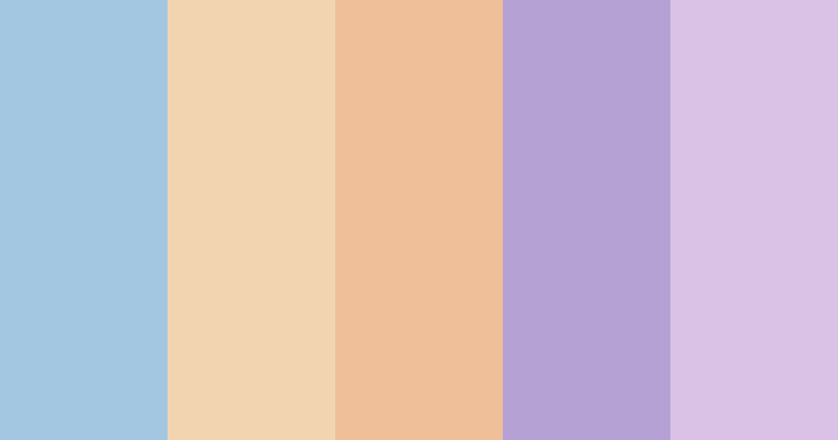 Download winter wonderland color palette PNG image (landscape)