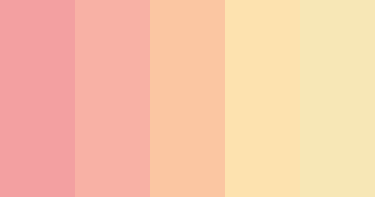 Download sunset bliss color palette PNG image (landscape)