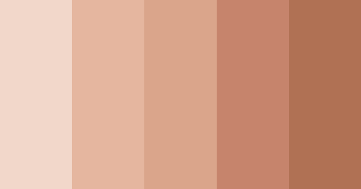 Download soft summer skin color palette PNG image (landscape)
