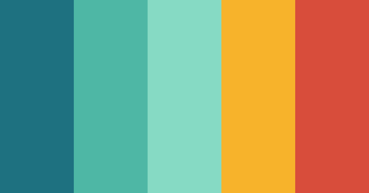 Download hawaii adventure color palette PNG image (landscape)