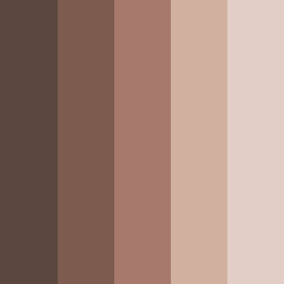  in Marrón Color Palettes