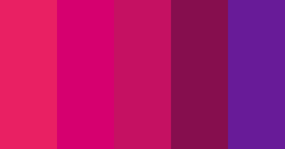Download black flower fuchsia color palette PNG image (landscape)
