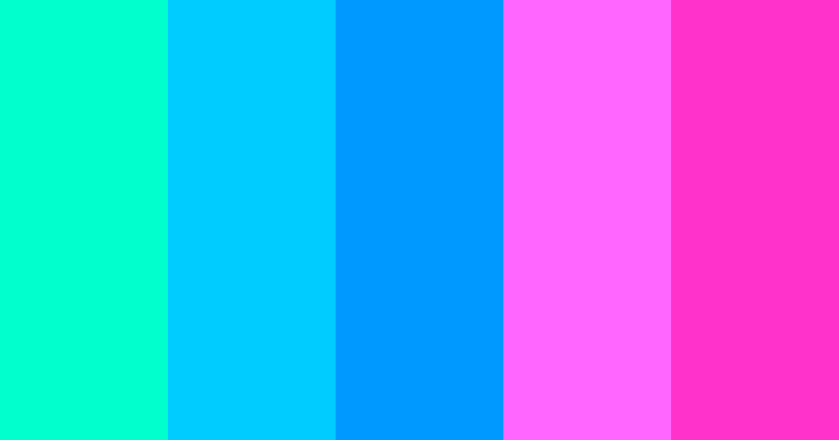 Download neon city color palette PNG image (landscape)