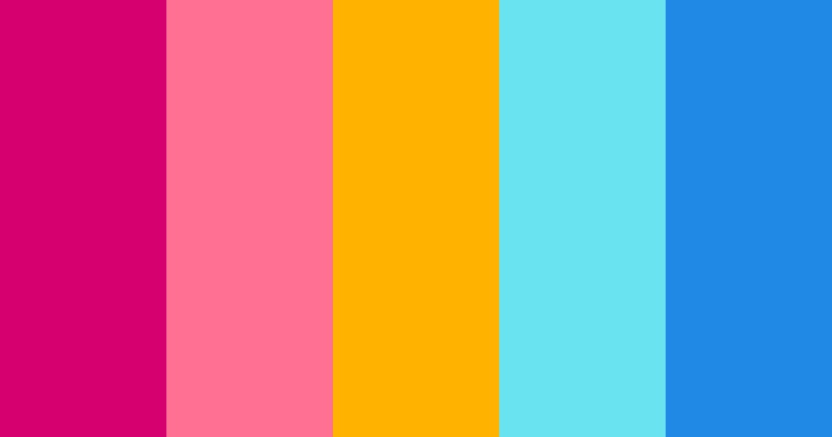 Download pokémon fuchsia color palette PNG image (landscape)