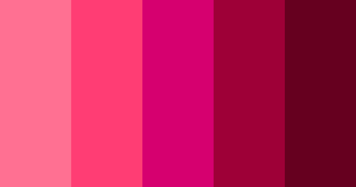Download fuchsia fun color palette PNG image (landscape)