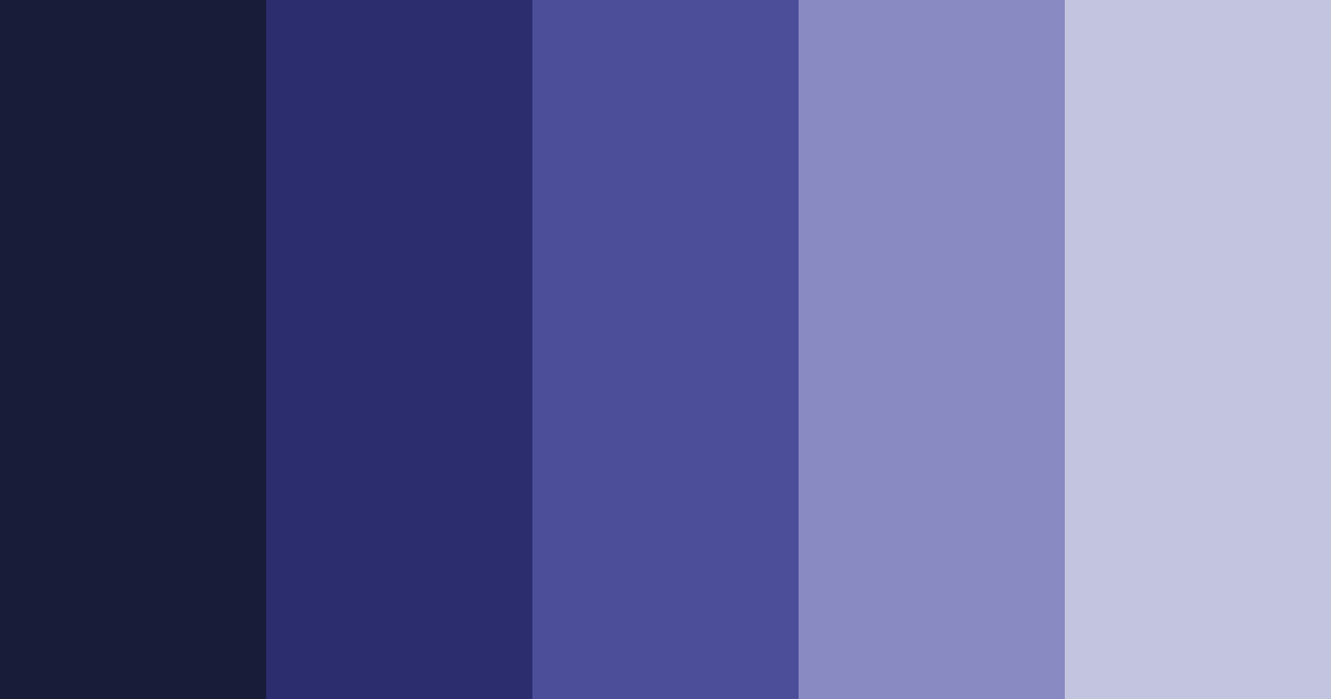 Deep Blue Tech Color Palette