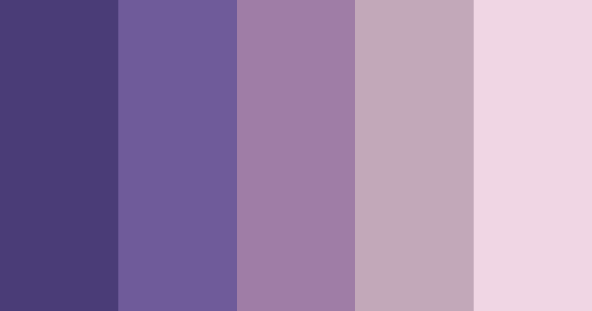 Download twilight purple color palette PNG image (landscape)