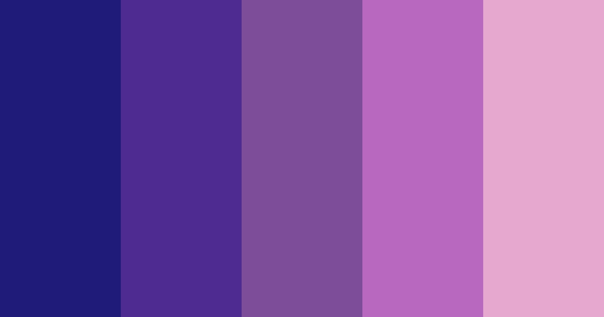 Cosmic Purple Color Palette