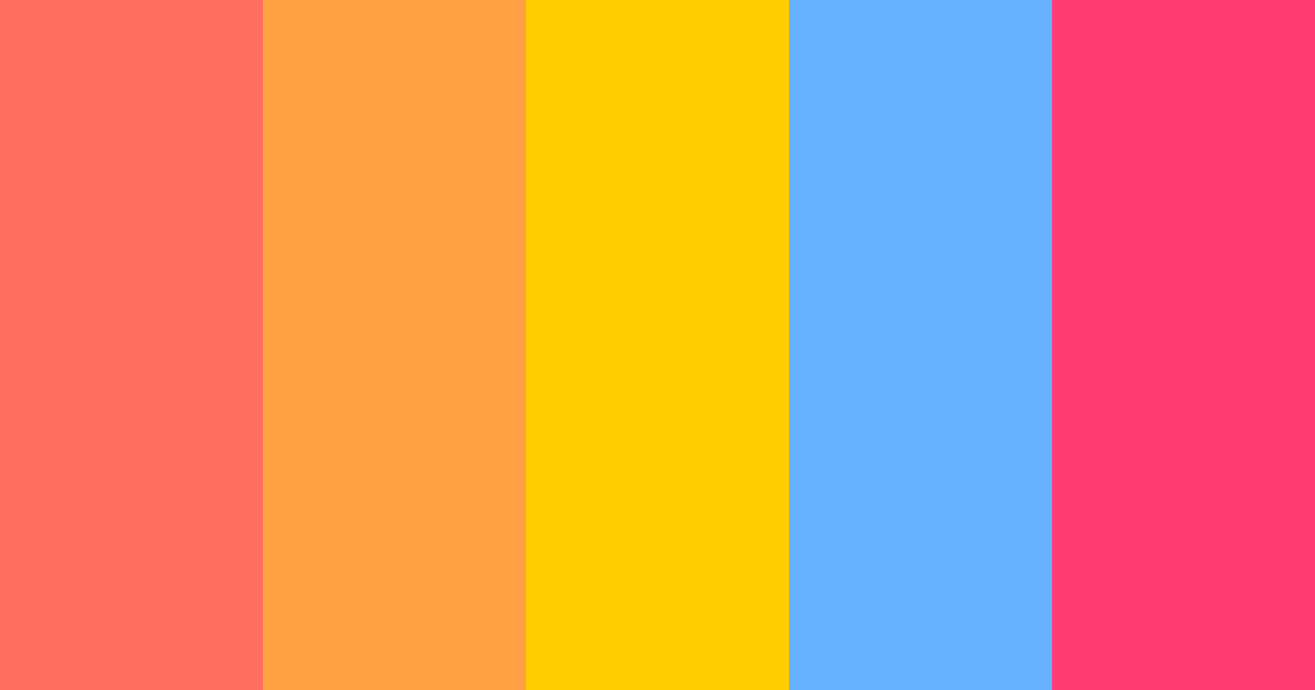 Download coral bliss color palette PNG image (landscape)