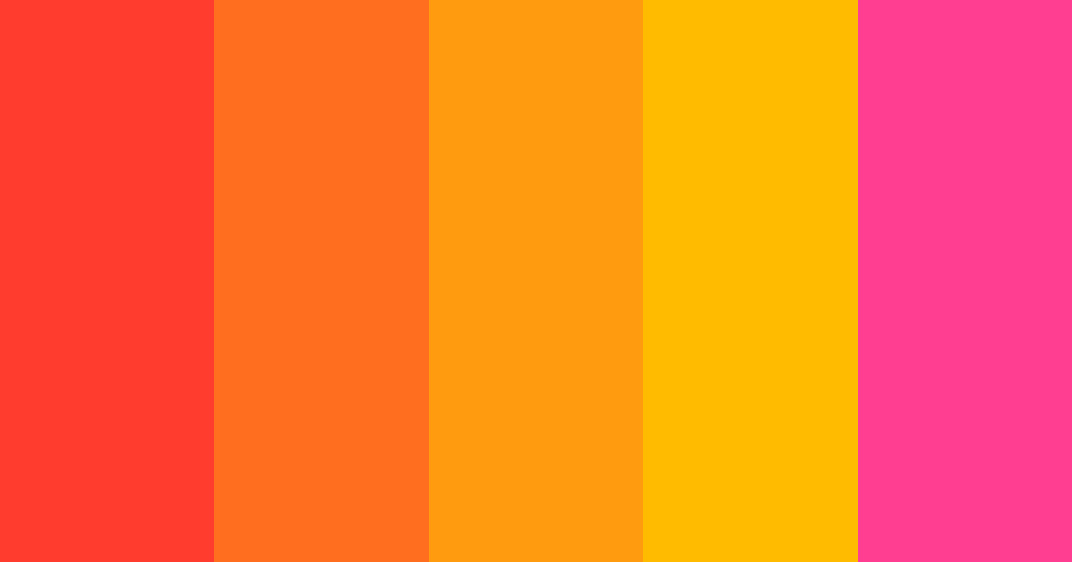 Download bold red sunset color palette PNG image (landscape)