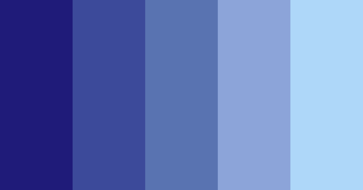 Download blue nightwing color palette PNG image (landscape)