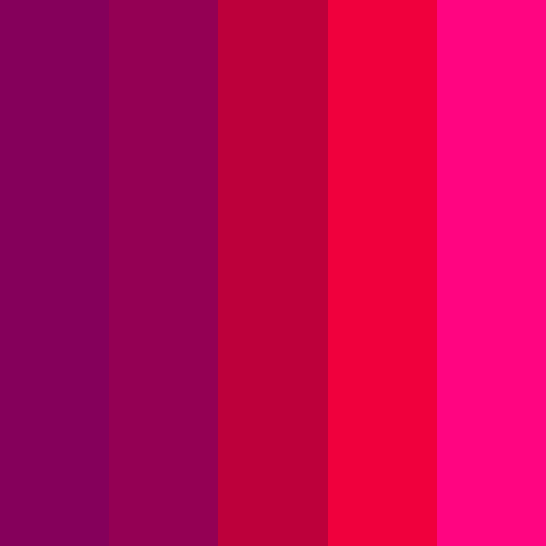 Download wildberry pink color palette PNG image (square)
