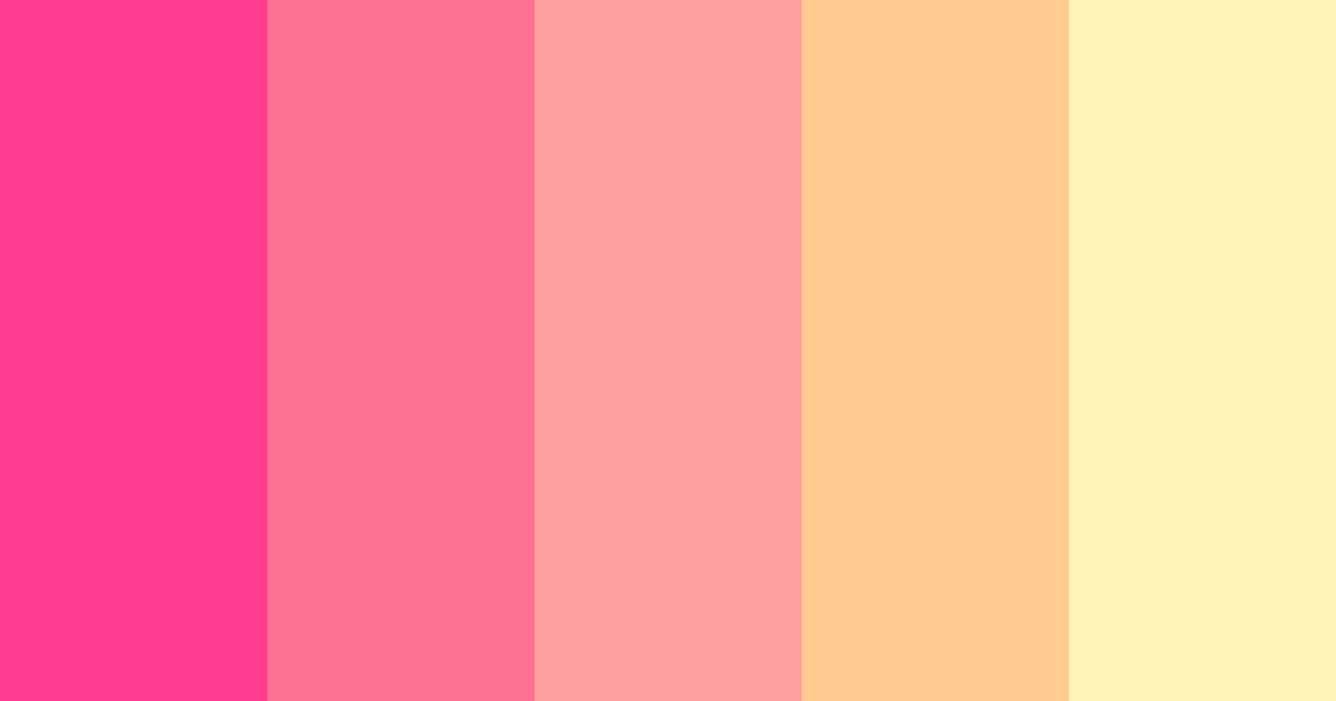 Electric Pink Delight Color Palette