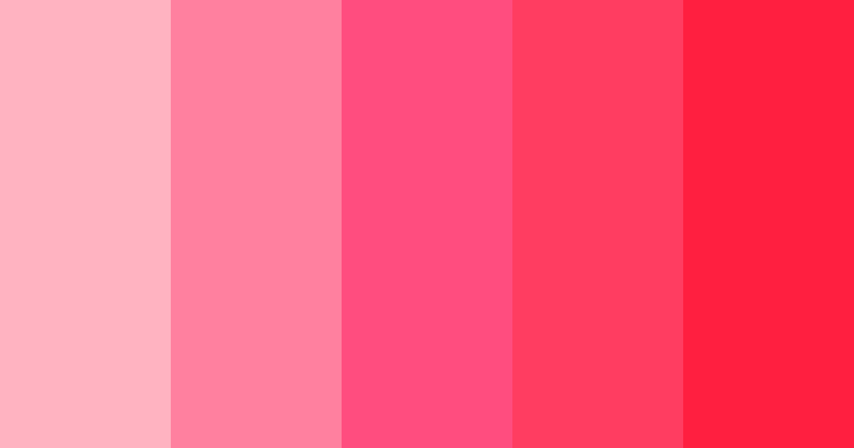 Download sakura pink color palette PNG image (landscape)