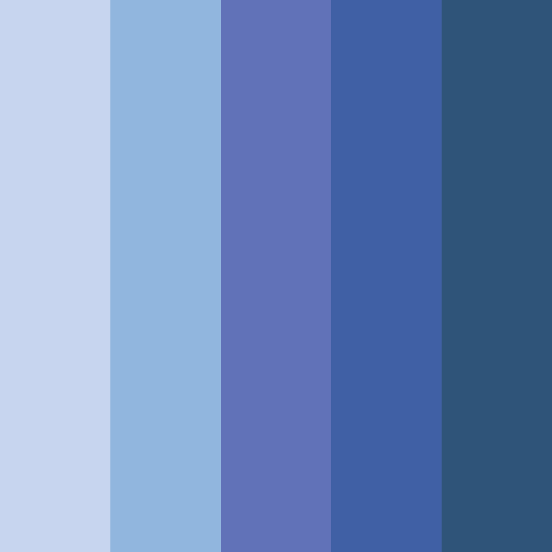 Download blue pearl ocean color palette PNG image (square)
