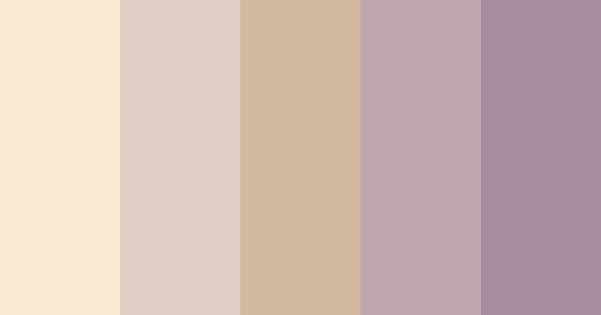 Download elegant ivory color palette PNG image (landscape)