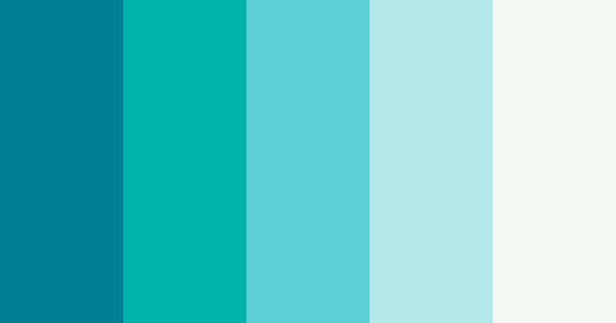Download aqua peacock color palette PNG image (landscape)