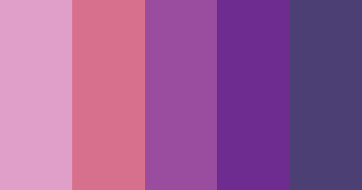 Download elegant pink color palette PNG image (landscape)