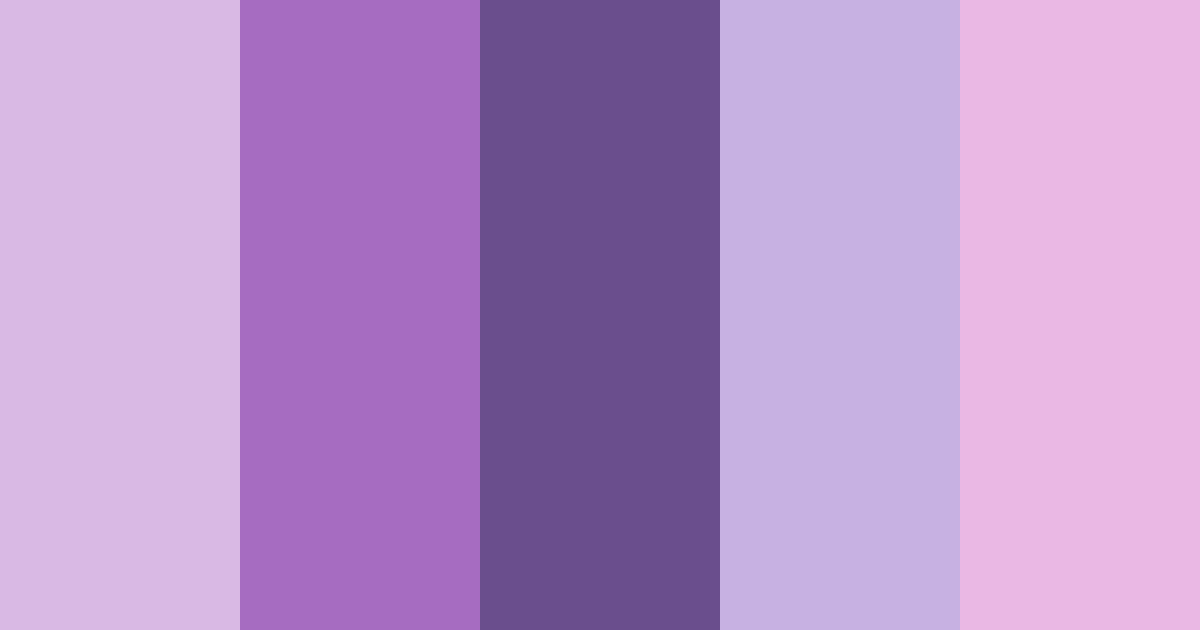 Download lilac dream color palette PNG image (landscape)
