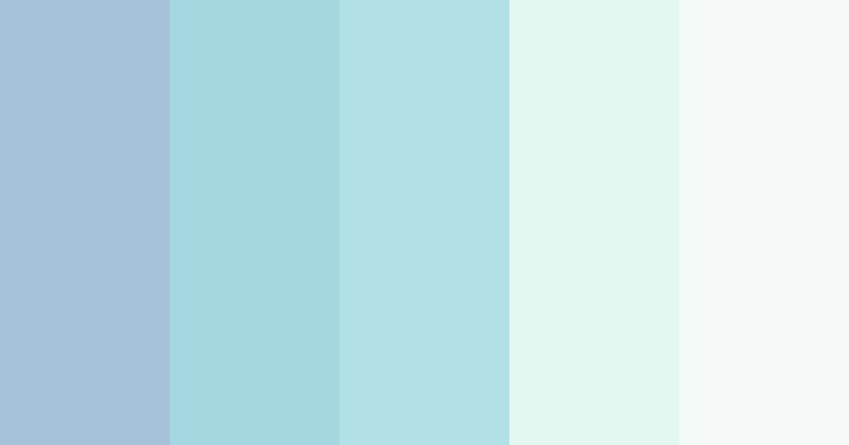 Download silver blue stream color palette PNG image (landscape)