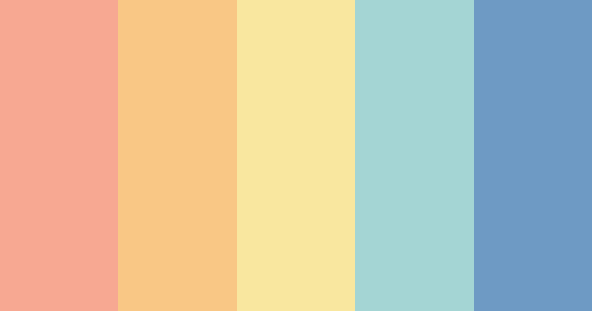 Download peachy dandy color palette PNG image (landscape)