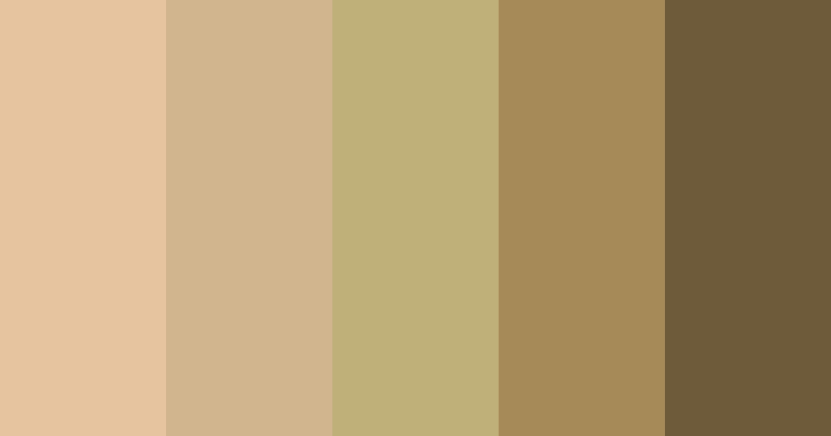 Download beige papyrus color palette PNG image (landscape)