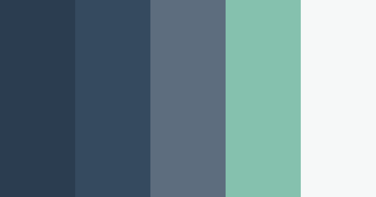 Download deep blue despair color palette PNG image (landscape)
