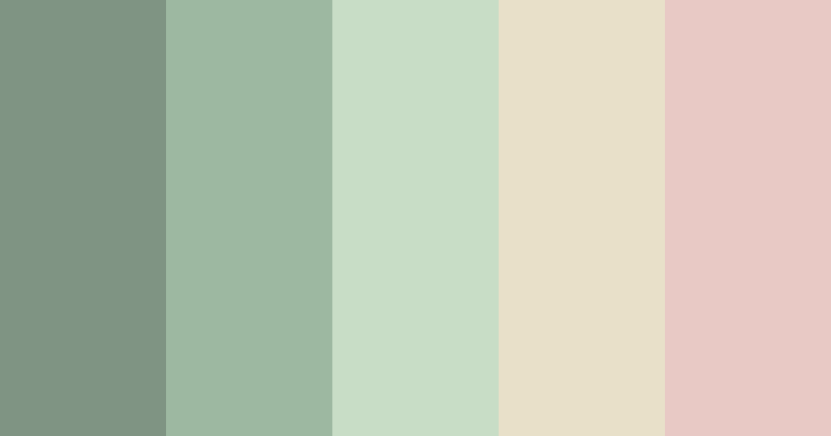 Download bright green summer color palette PNG image (landscape)