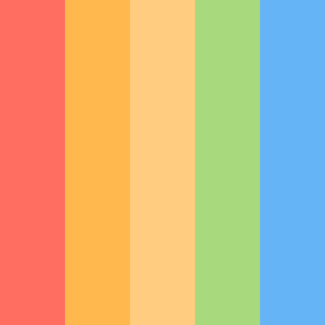 Download orange freedom color palette PNG image (square)