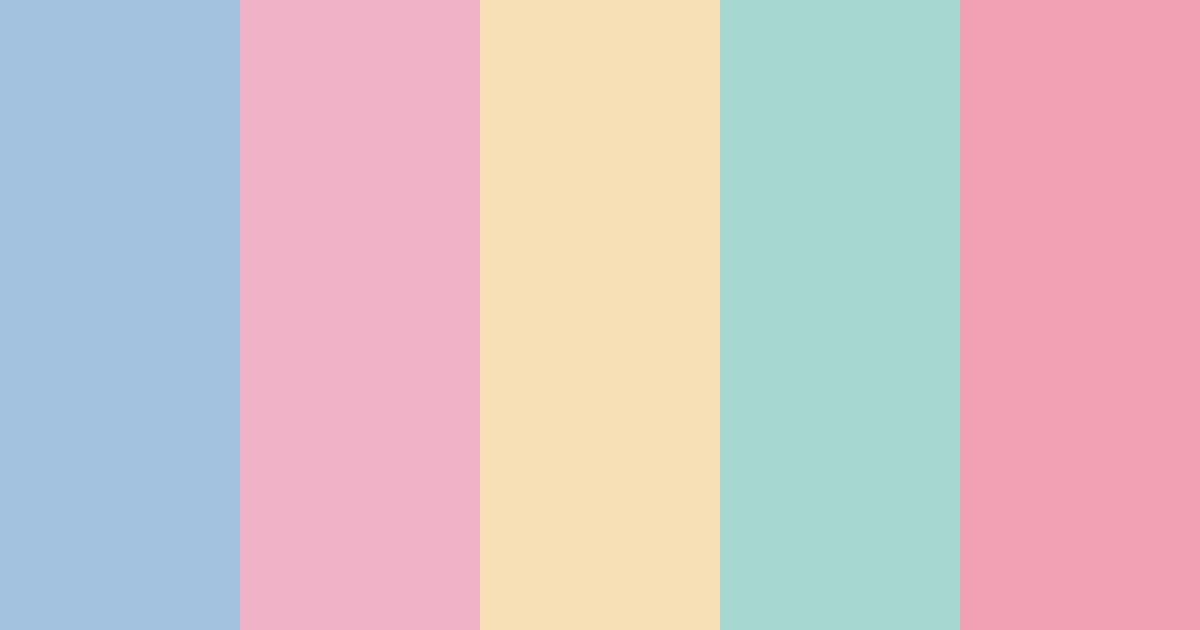 Download pastel sea color palette PNG image (landscape)