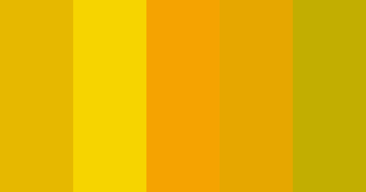 Sunny Duck Color Palette