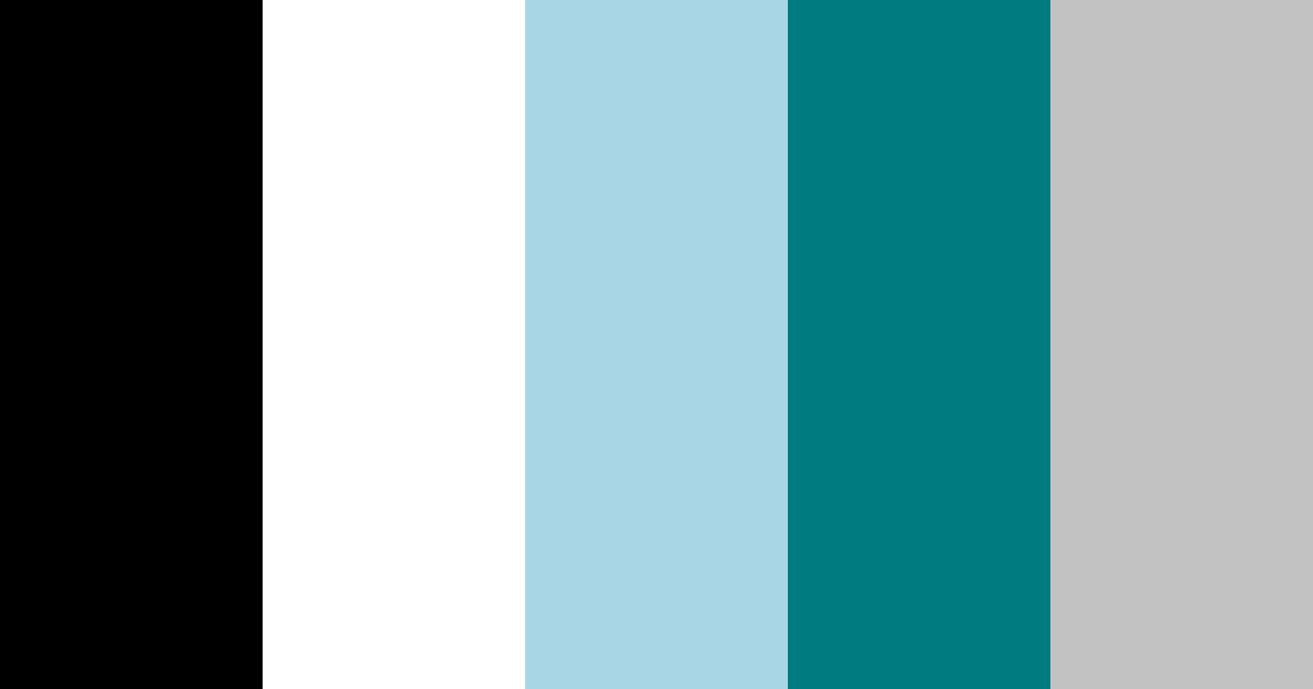 Download aqua modern color palette PNG image (landscape)