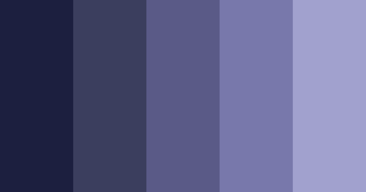 Download blue night sky color palette PNG image (landscape)