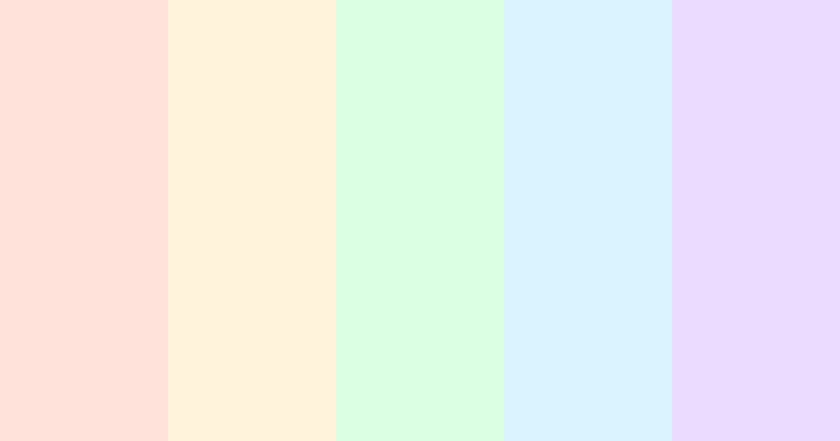 Download vibrant rainbow colors color palette PNG image (landscape)