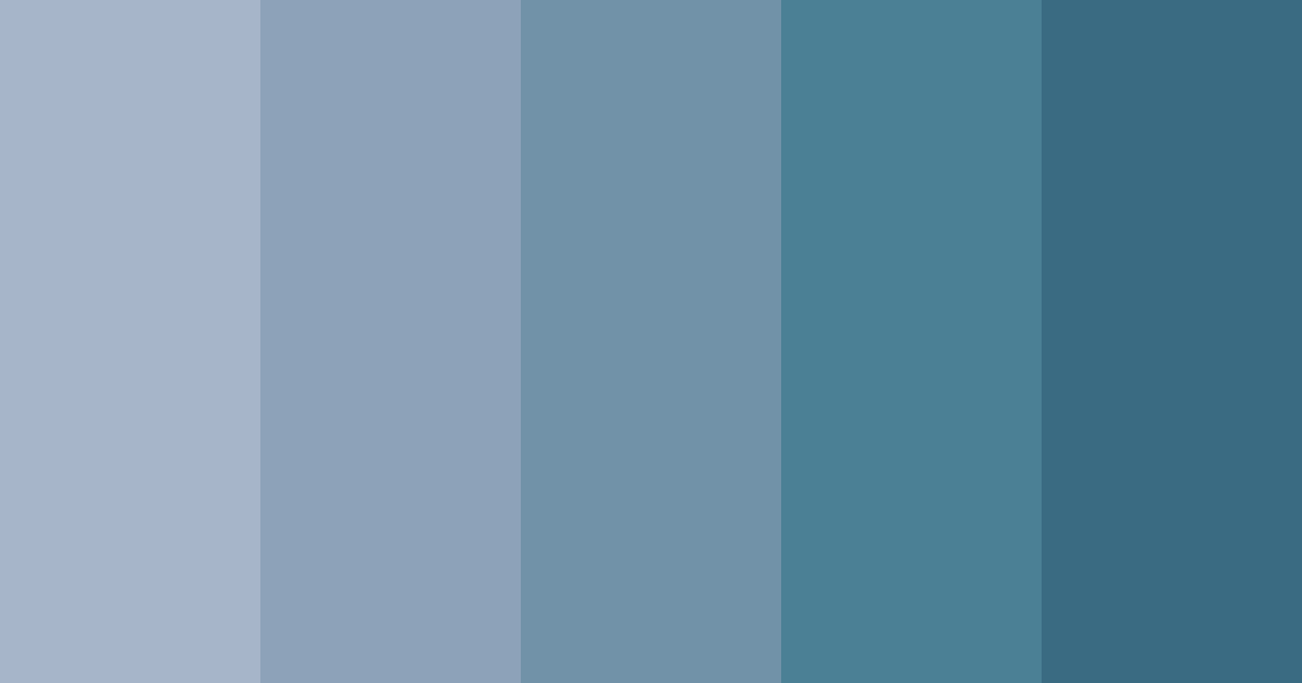 Download cozy blue fog color palette PNG image (landscape)