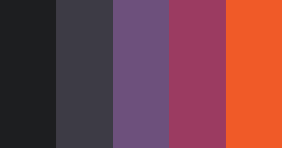 Cosmic Purple Color Palette