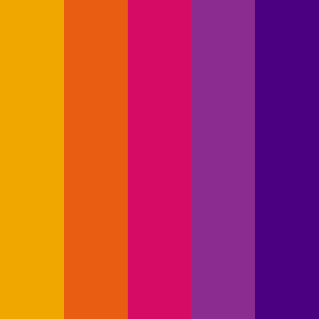 Download vibrant purple mandala color palette PNG image (square)
