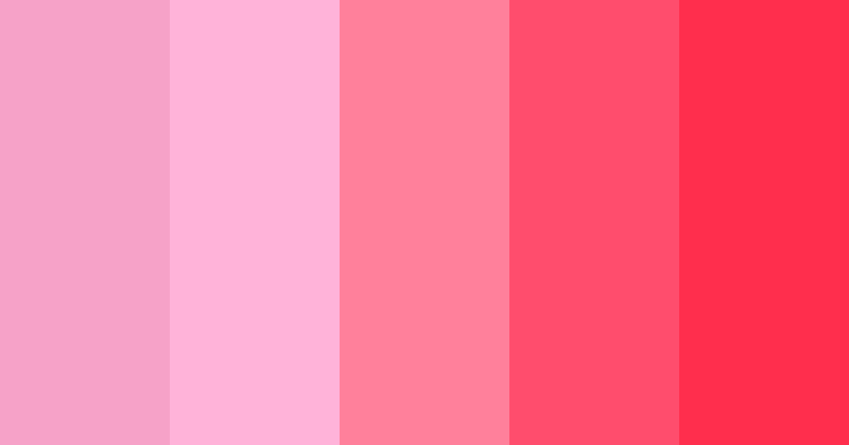 Download pink illusion color palette PNG image (landscape)