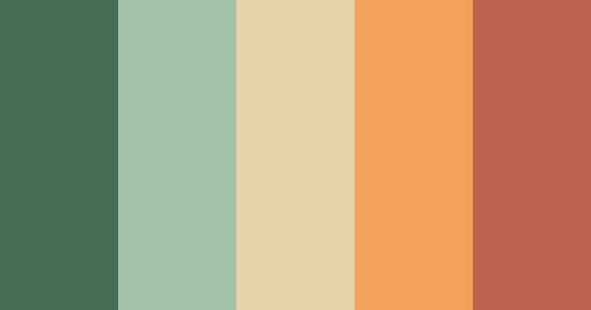 Download warrior cats color palette PNG image (landscape)
