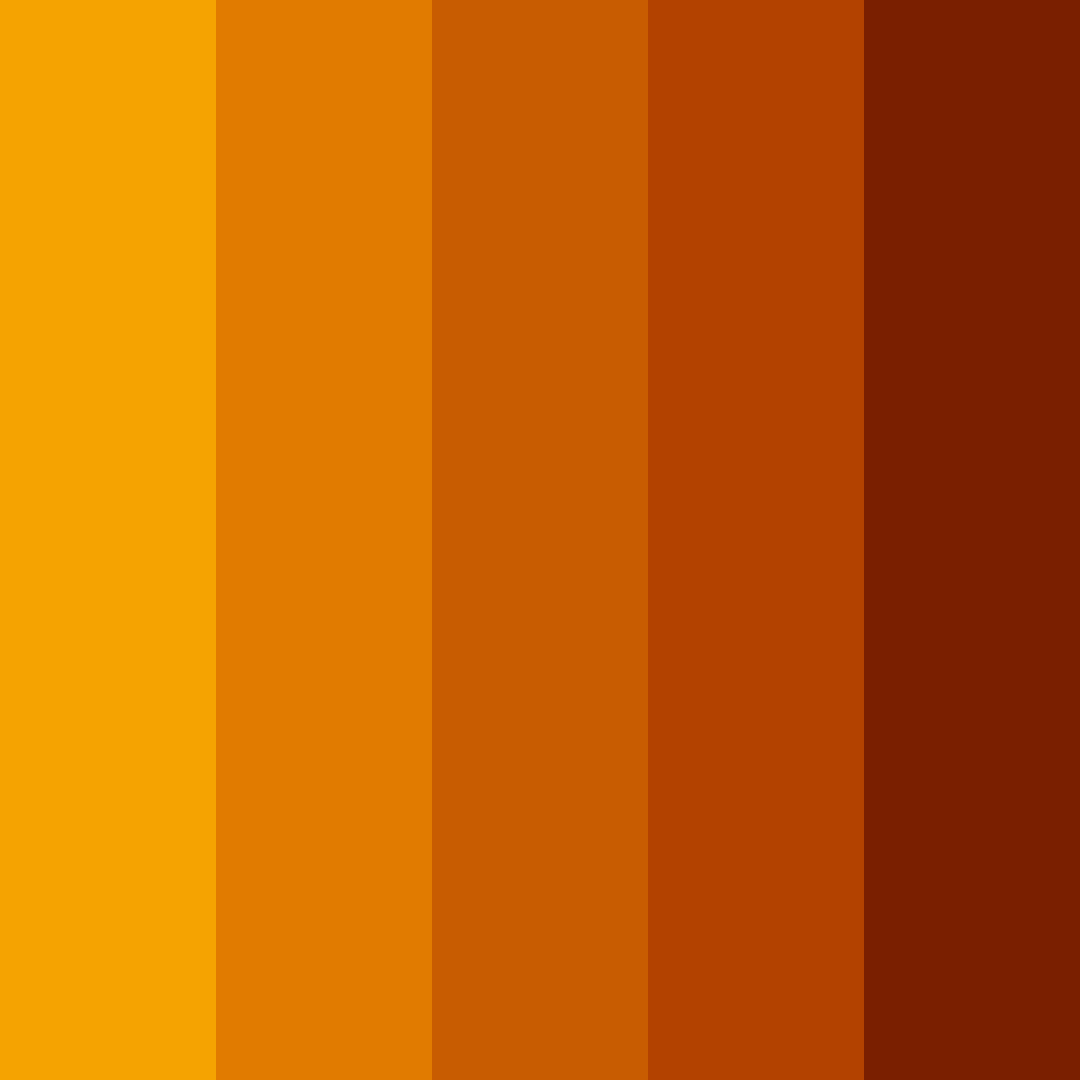 Download amber cat color palette PNG image (square)