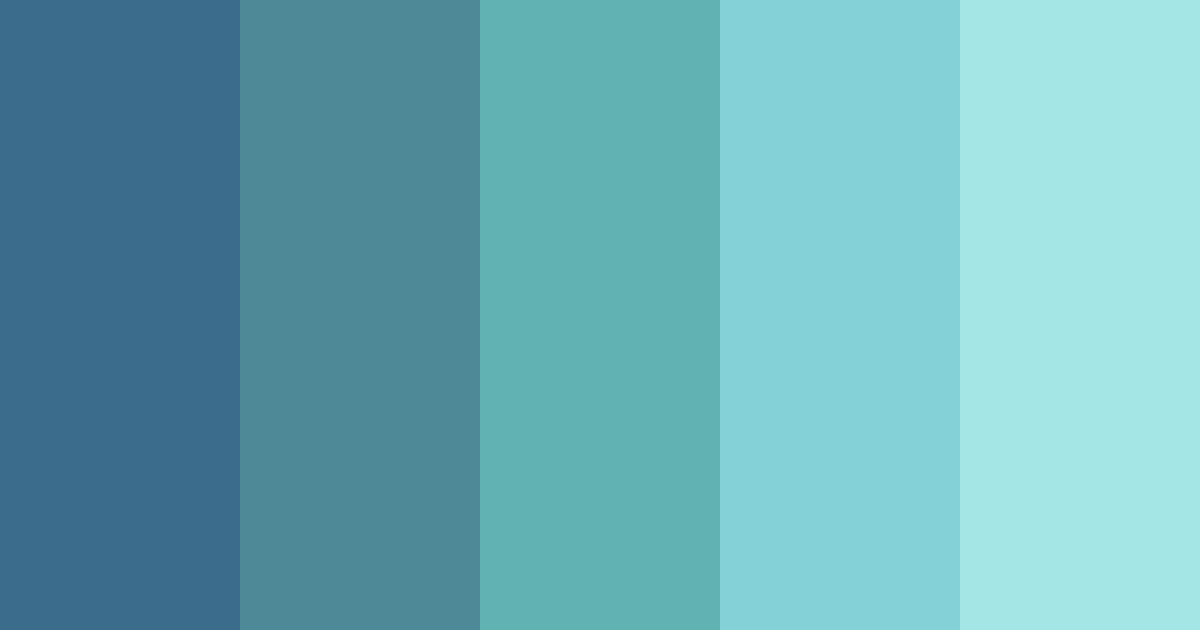 Download tropical blue color palette PNG image (landscape)