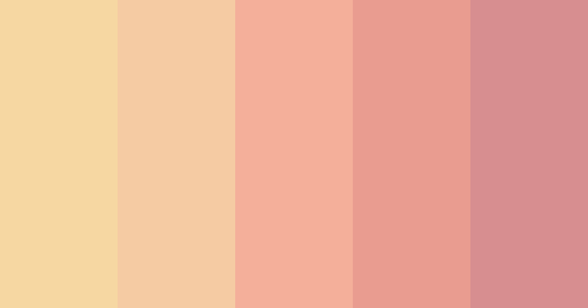 Download amber cream dream color palette PNG image (landscape)