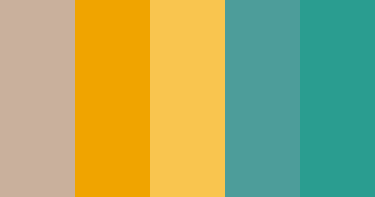 Download amber ice tea color palette PNG image (landscape)