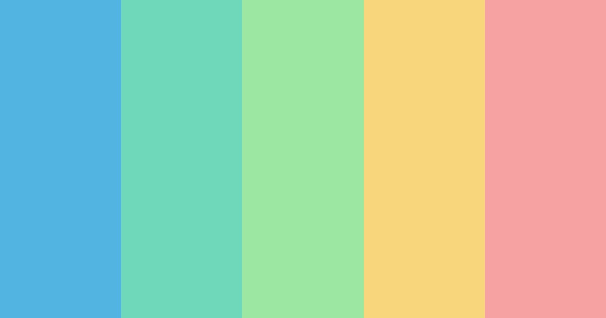 Download aqua lake color palette PNG image (landscape)