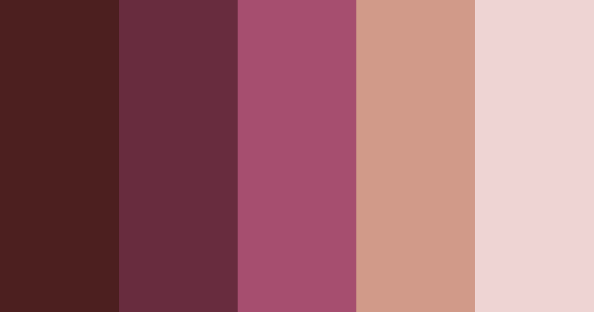 Download burgundy elegance color palette PNG image (landscape)