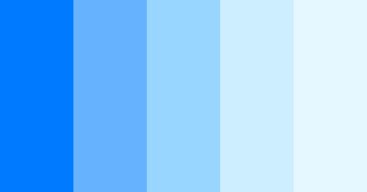 Download healing blue color palette PNG image (landscape)