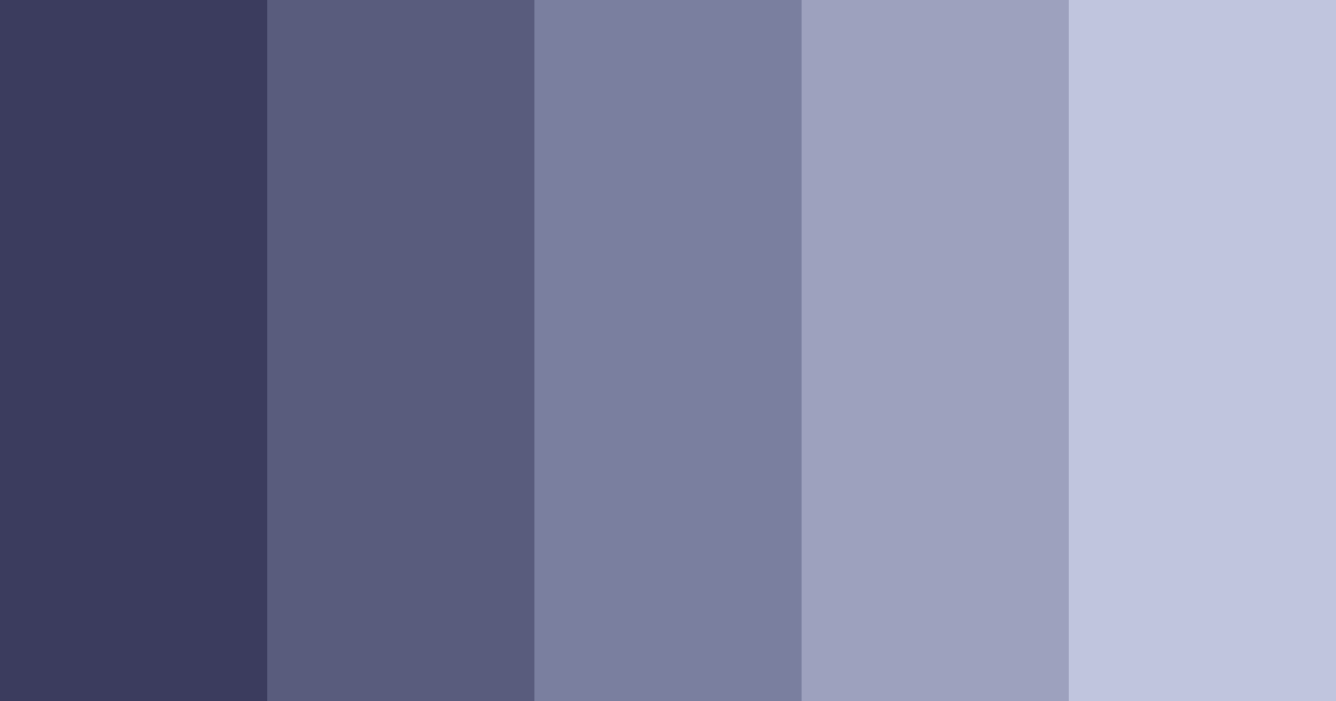 Download gloomy blue color palette PNG image (landscape)